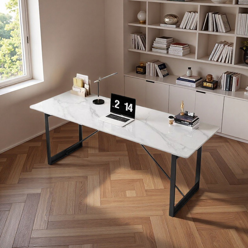 Bureau d'écriture Modern Light, Noir, H 29,52 po x l 78,74 po x P 31,49 po