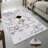 Stylish Hall Carpet (3.3 x 4.9 ft), 100% Polyester, 0.3 in Pile Height | Antibacterial, Non-Slip PVC Dot Underside | Woven Design with 3D Digital Printing | Machine Washable, Perfect for Home Décor & Comfort