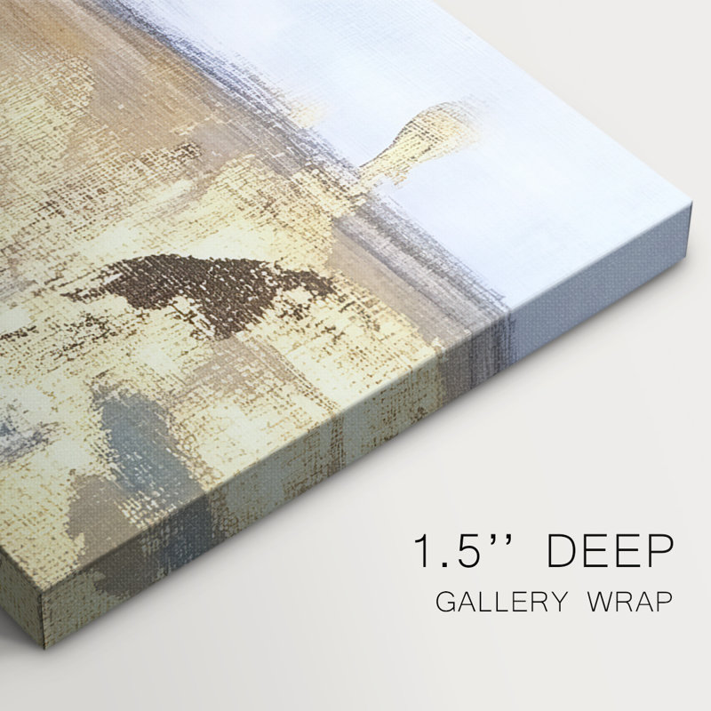 Abstract Series 10 #XXIX-Wide Gallery Wrapped Canvas, 12" H x 30" W