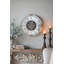Horloge murale ronde à engrenage - 25 po de diamètre x 3 po - blanc vieilli