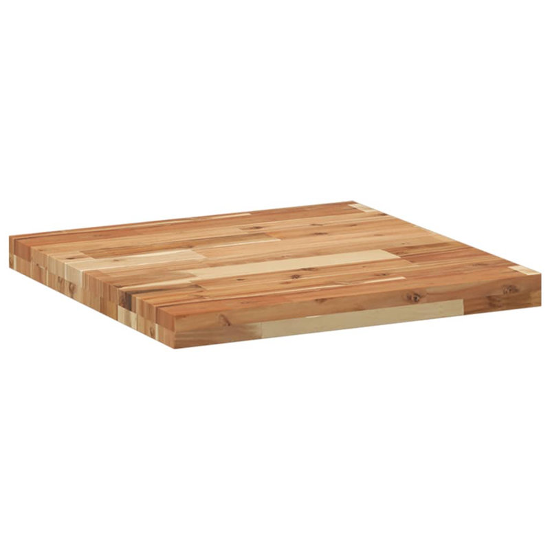 Reshaud Solid Wood Table Top, 4cm H x 50cm W x 50cm D