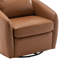 Fauteuil demi-tonneau pivotant rembourré Balvir