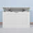 White Lift Top Entryway Storage Cabinet With 2 Safety Hinge