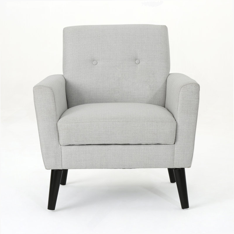Fauteuil club, Gris clair
