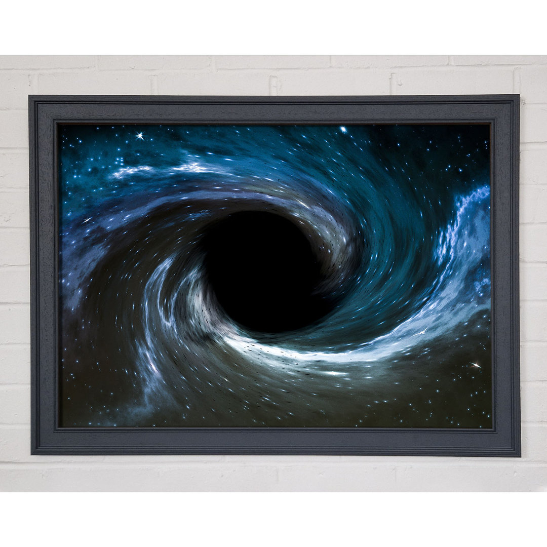 Vortex In Space Black Hole Gerahmter Druck