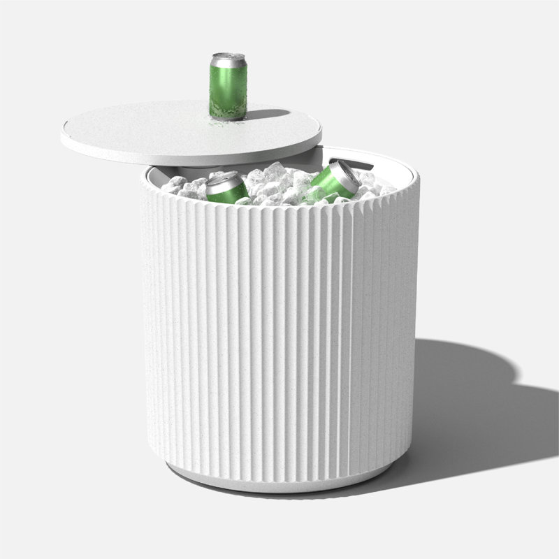 Veradek Chill Side Table, White