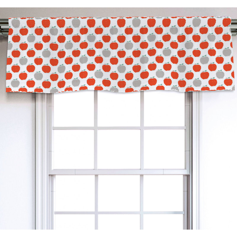 Sateen Ruffled Window Valance