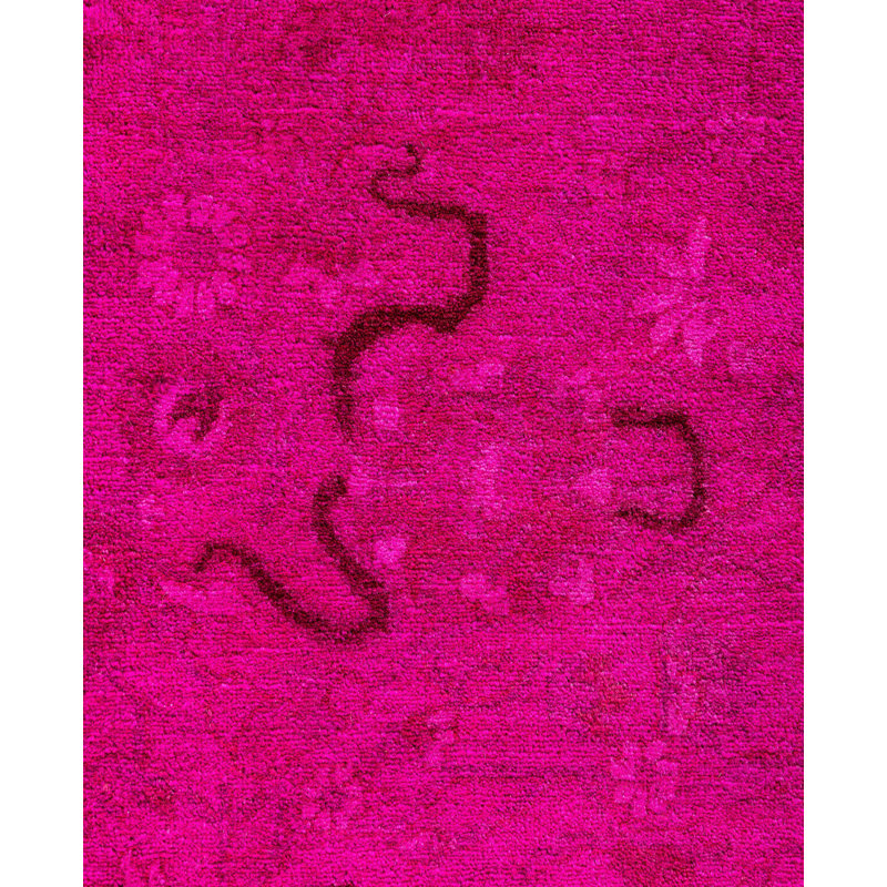 Overdyed One-of-a-Kind 8' 0" X 10' 5" Hand Knotted Area Rug