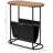 Freestanding Magazine Rack with Top Shelf