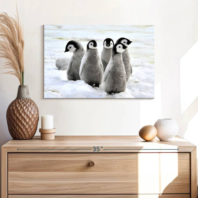 Brampt Charming Penguin Chicks, 16" H x 24" W