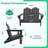 Creaghan 49" W Folding HDPE Double Adirondack Chair-1800254085