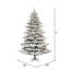 Kiana Lighted Artificial Pine Christmas Tree-675410363