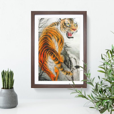 Oriental Tiger Vol.2 - Framed Print