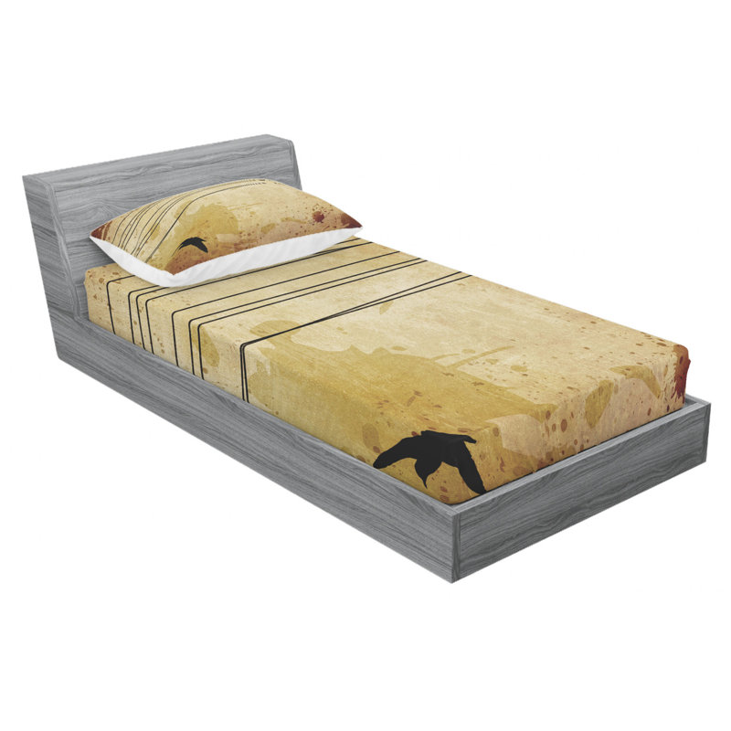 Microfiber Sheet Set, Twin XL Sheet Set with Fitted Sheet