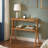 24.6'' Tall End Table Side Table With 2-Tier Storage Shelves And Solid Wood Legs(1 PCS)-1284300853-1303939214