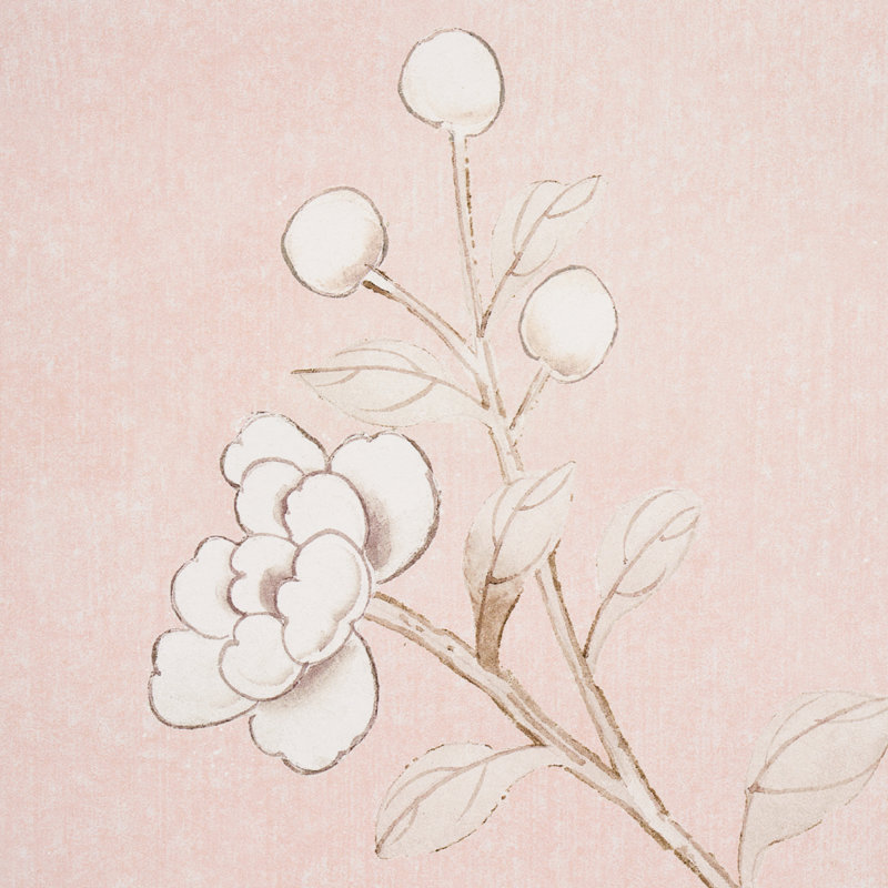 Schumacher x Mary McDonald Chinois Palais Panel, Blush Conch
