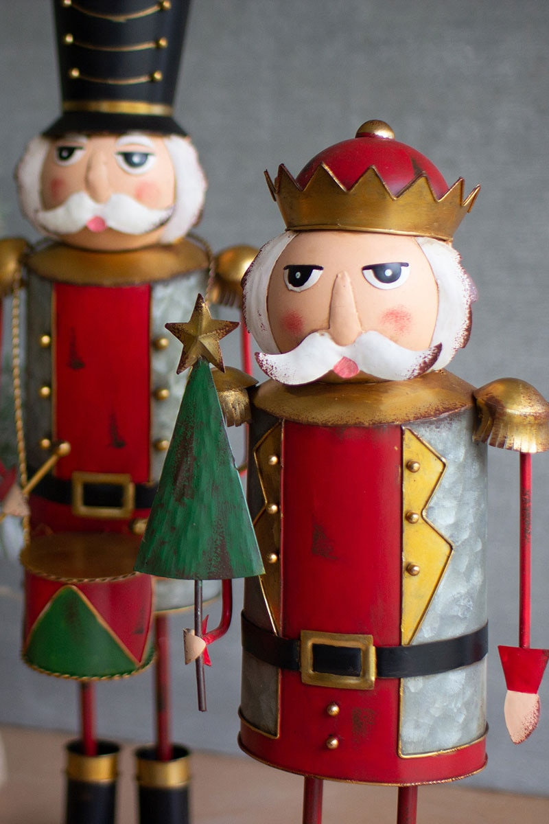 3-Piece Metal Nutcracker Set