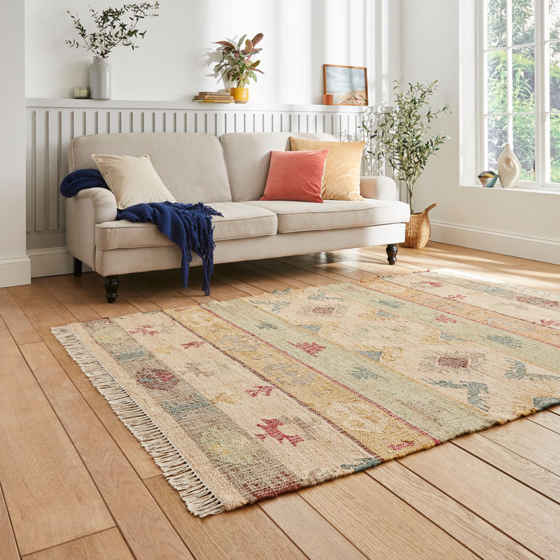 Idiokitas area rug Hand Made Rectangle Multi coloured, Rectangle 120 x 170cm