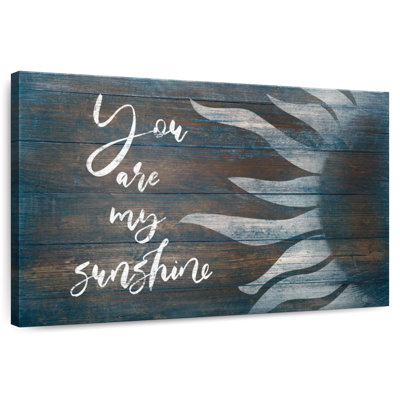 Plaque murale Kema You Are My Sunshine