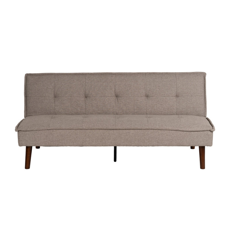 Mykonos 3 Seater Chenille Sofa Bed, Beige