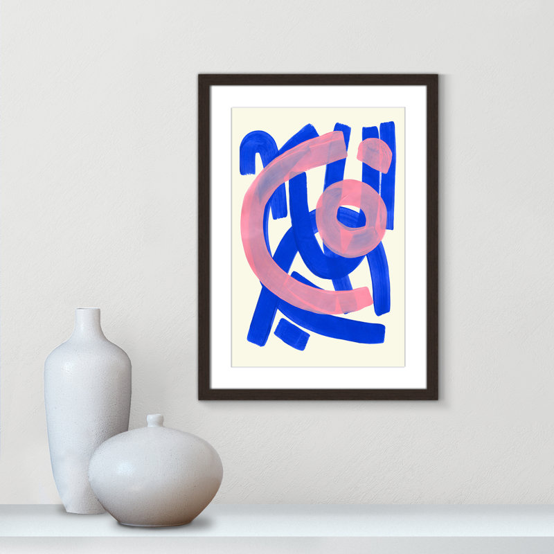 Impression Funky Beat par Haniff, Noyer à grain ouvert, 17'' W x 23'' H, Imprimé mat