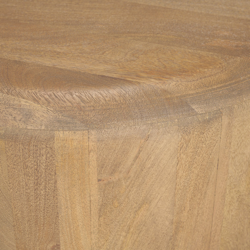 Shima Oval Coffee Table, Brown