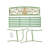 Verdigris Pineapple Metal Garden Bench