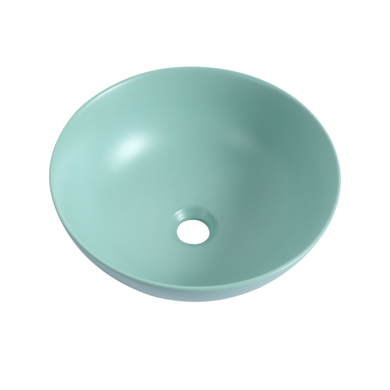 Lavabo de salle de bain MONSFEST 16.1, Bleu sarcelle