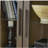 Arched storage cabinet with lights, modern retro style wooden storage cabinet with adjustable glass shelves, suitable for a multi-functional storage cabinet in the kitchen - brown-2110696912