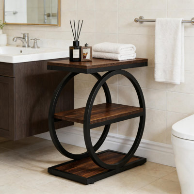 3-Tier Jaylene with open shelf