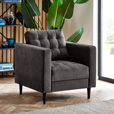 Jodi Velvet Armchair