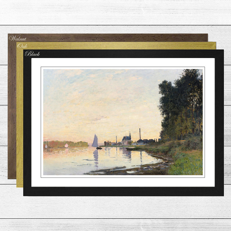Claude Monet - Single Picture Frame Painting, Black