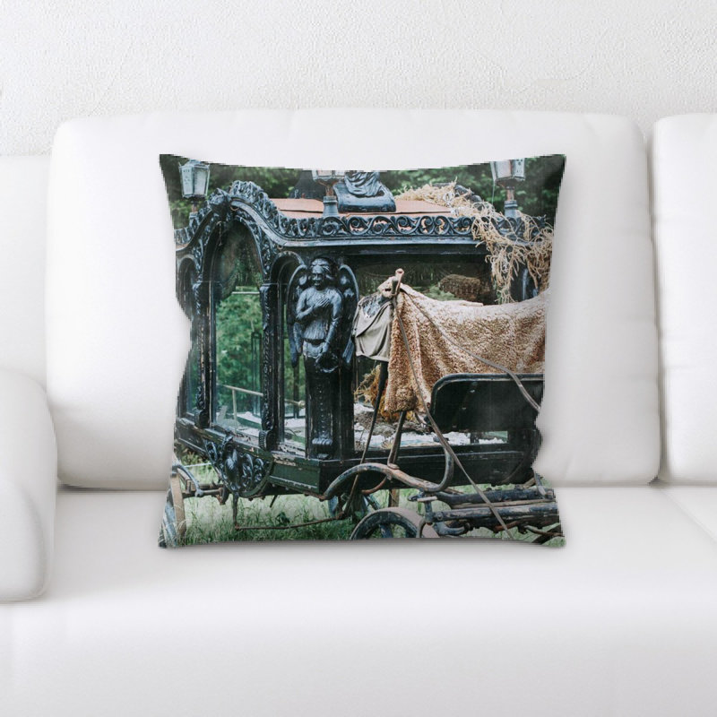Housse et insert de coussin carré Statue