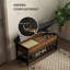 Banc de rangement rembourré en similicuir Eilley
