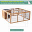 Thoughtfully Crafted Rabbit Hutch for Small Pets, Ensuring Comfort and Play-1013612528