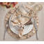 Seashell Burst Napkin Ring in Ivory/Natural