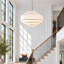 Lustre cylindrique à gradins 7 lumières 30 "Aasim-982949234