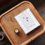 Solid wood coffee table with retro design