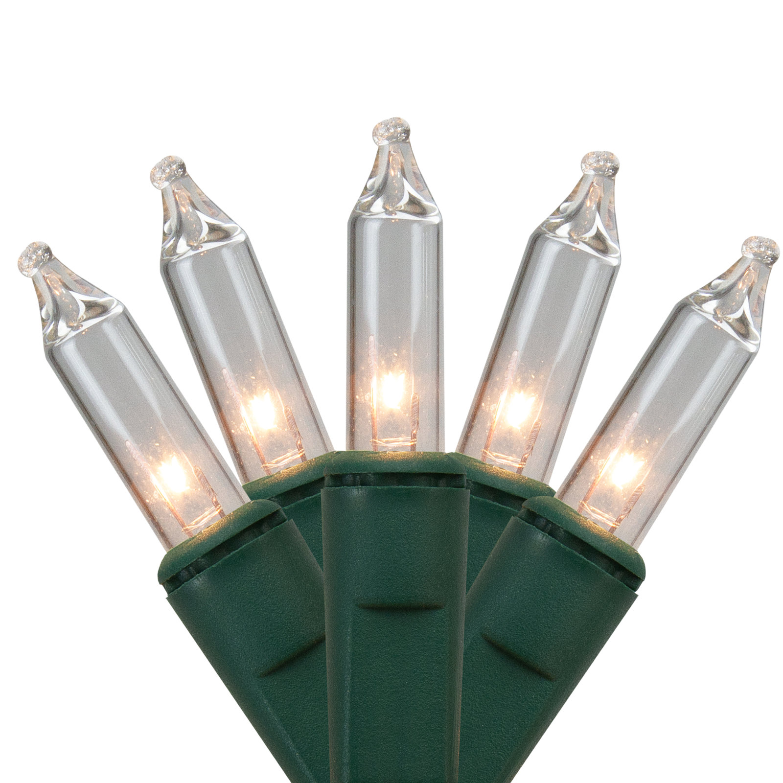 60' 300-Count Clear Mini Christmas Lights