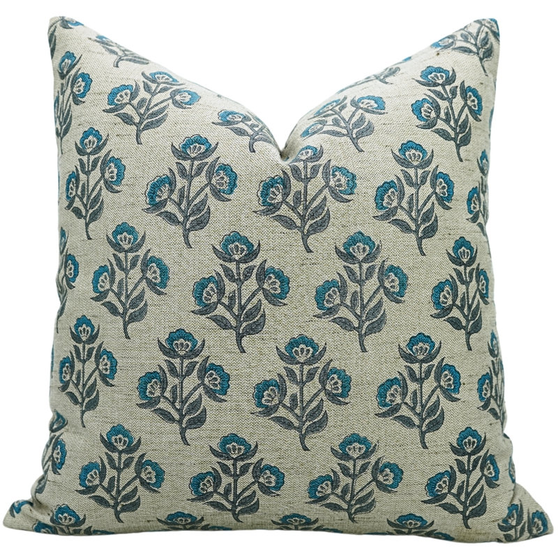 Housse de coussin fabriquée à la main Fab Divine, H 14 po x l 14 po