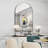 Metal Flat Wall Mirror