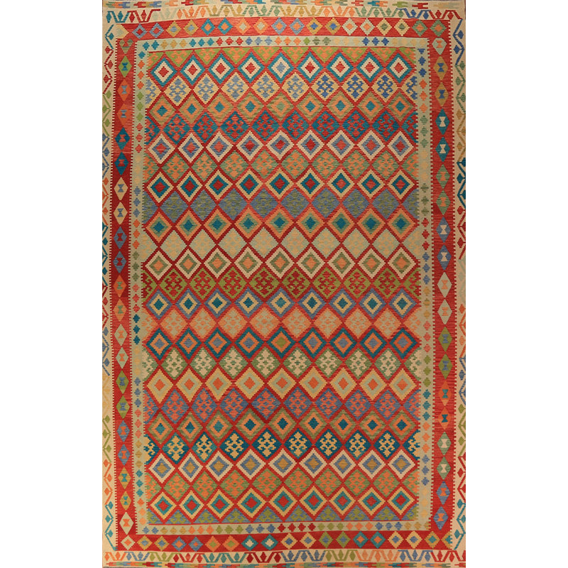 Grand tapis oriental style sud-ouest Kilim 10 x 16
