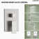 Pressure Balance Shower System 10" Rainfall Tub And Shower Faucet With Rough-In Valve