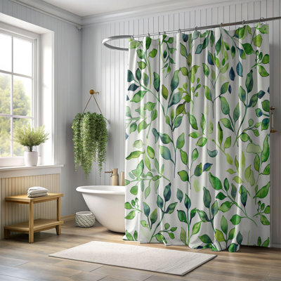 Blooming Leaves - Rideau de douche Premium