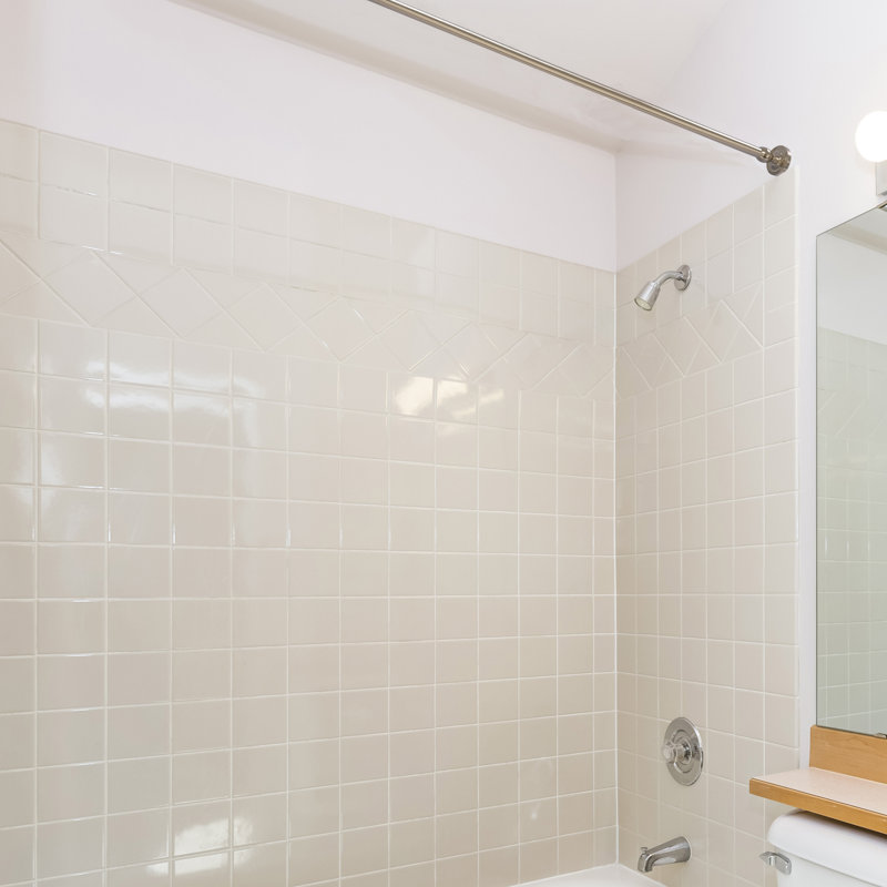 Écusson de rideau de douche Gober, Étain antique
