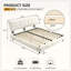 Structure de lit, tête de lit capitonnée avec très grand coussin ultra doux-207590233-207590236