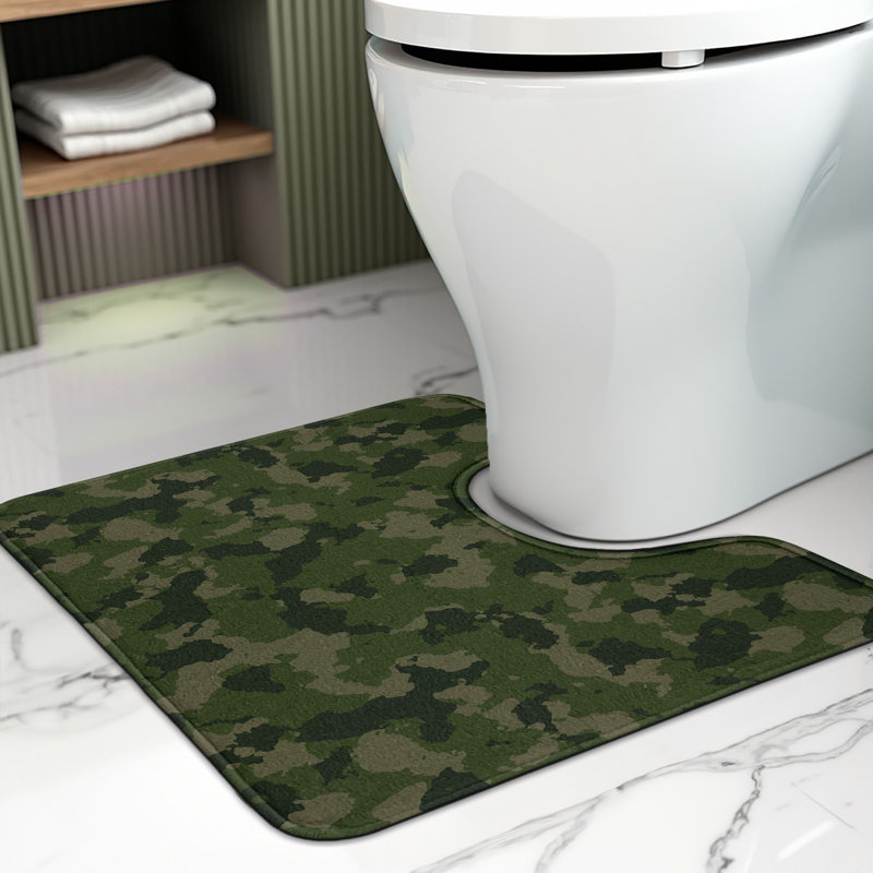  Tapis de salle de bain Camouflage