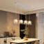 Kitchen Island 3/4- Light Chrome Cylinder Pendant-2128630134-2128630120