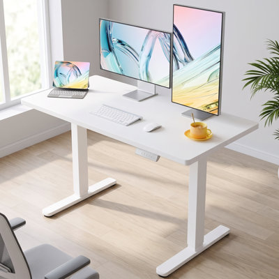 MDF Stainless Steel Standing Desk