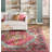Juliemarie Vintage Bohemian Power Loom Performance Pink Rug-820848631